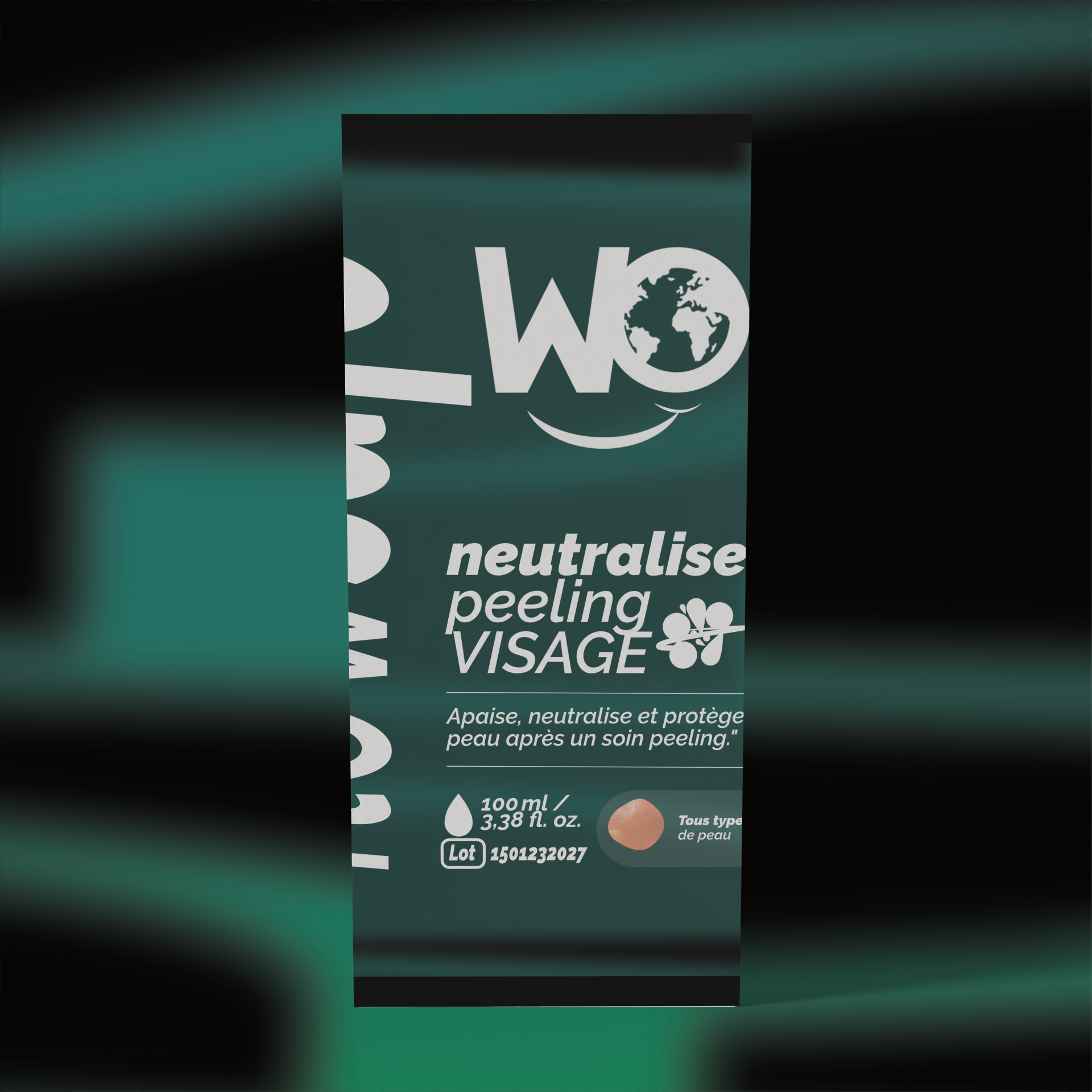 Kit peeling visage – peaux épaisses, grasses et à imperfections, lisse la peau