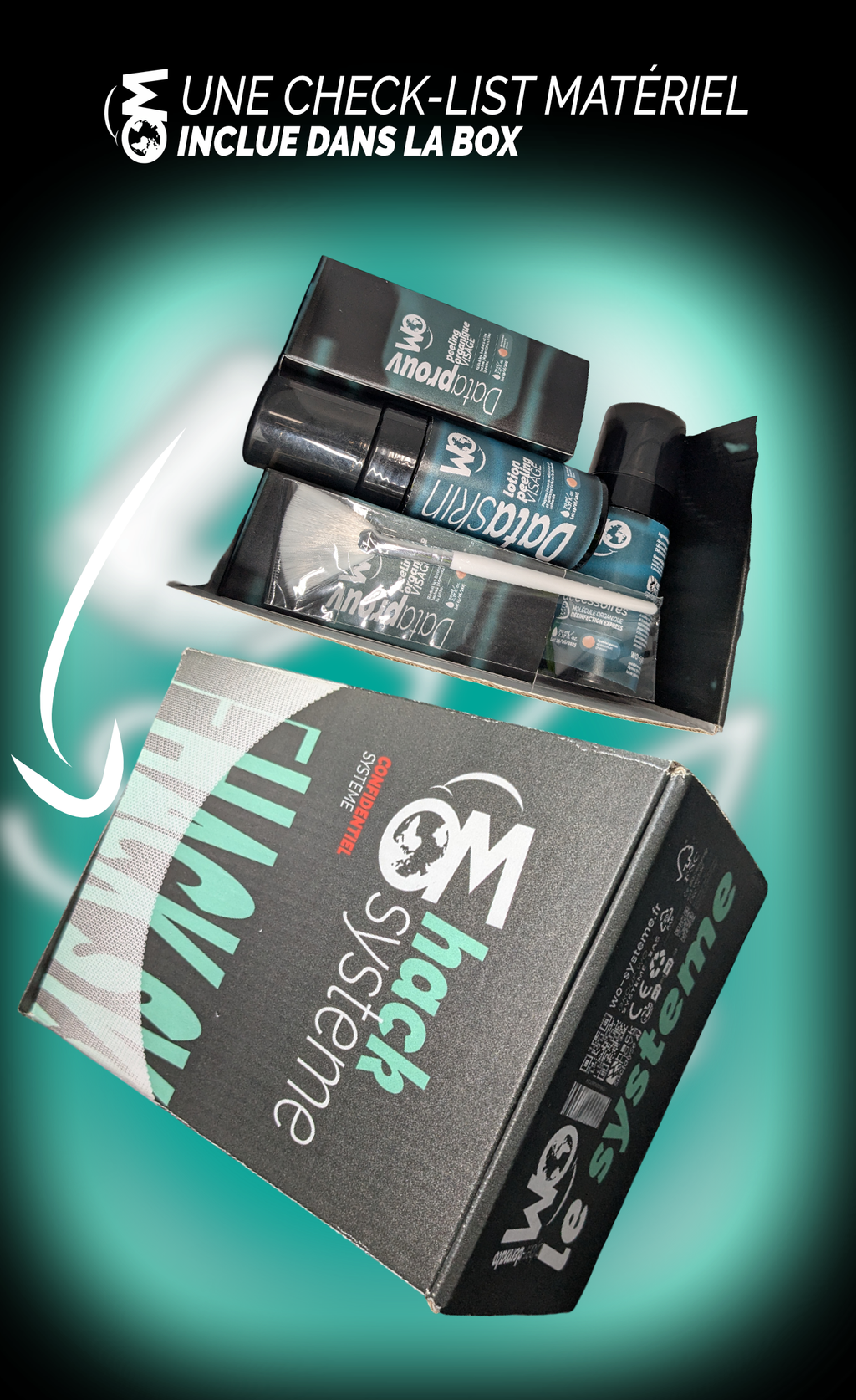 Box kit peeling – peaux normales à fragiles, lisse et illumine la peau